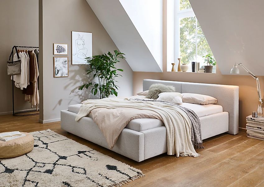 meise.möbel Polsterbett "Cube wahlweise mit Matratze und Bettkasten" extra günstig online kaufen