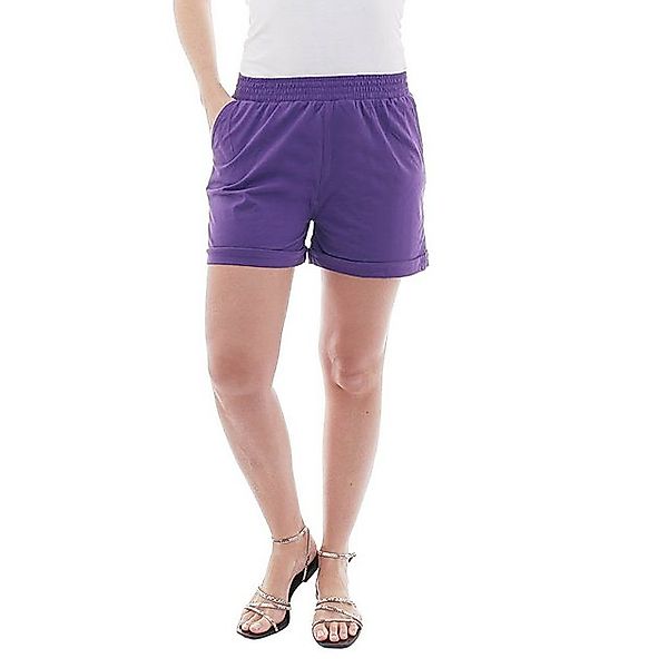 YESET Shorts YESET Damen Jogging Shorts Sweatshorts kurz 1/2 Baumwolle VIOL günstig online kaufen