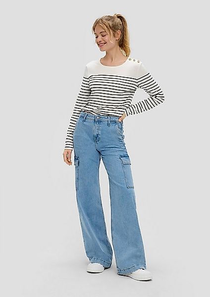 s.Oliver Weite Jeans Jeans-Hose SURI Jeans Suri / Mid Rise / Wide Leg / Car günstig online kaufen
