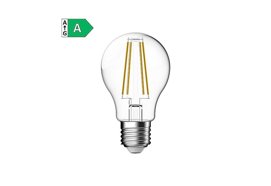 ENERGETIC LED-Leuchtmittel A-Class E27 A60 Lampe 2700K 840Lm Klar Glas Fill günstig online kaufen