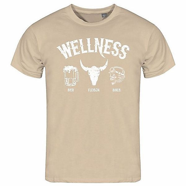 deinshirt Print-Shirt Herren T-Shirt Wellness für Biker Funshirt mit Motiv günstig online kaufen