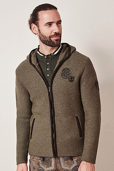 Krüger Trachtenjacke Bastian Herren (1-St) Trachtenstrickjacke, Oktoberfest günstig online kaufen