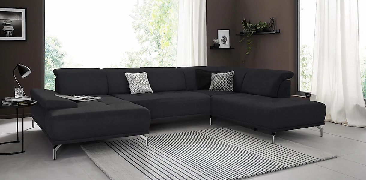 Places of Style Wohnlandschaft "Caluna", Inkl.Sitztiefenverstellung, wahlwe günstig online kaufen