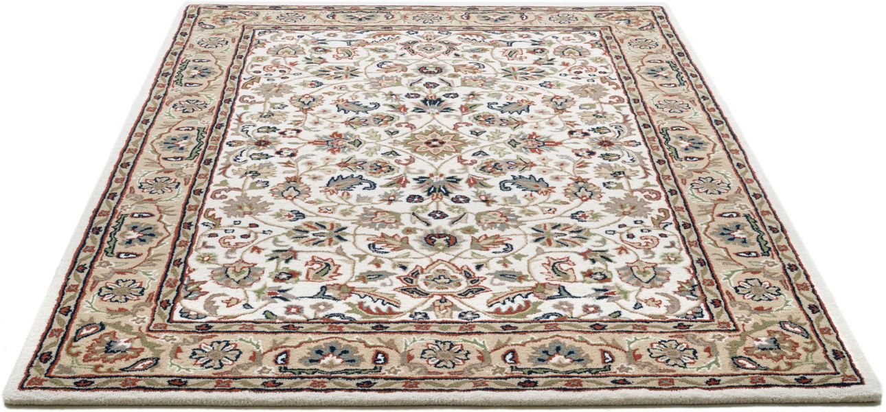 THEKO Wollteppich "Royal Orient Isfahan" rechteckig 14 mm Höhe handgetuftet günstig online kaufen