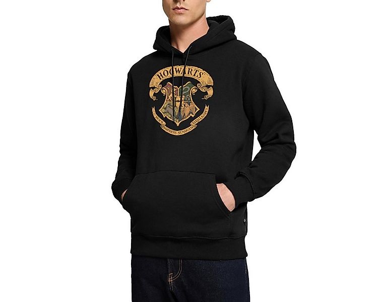 Spreadshirt Hoodie Harry Potter Hogwarts Wappen Herren Premium Hoodie (1-tl günstig online kaufen