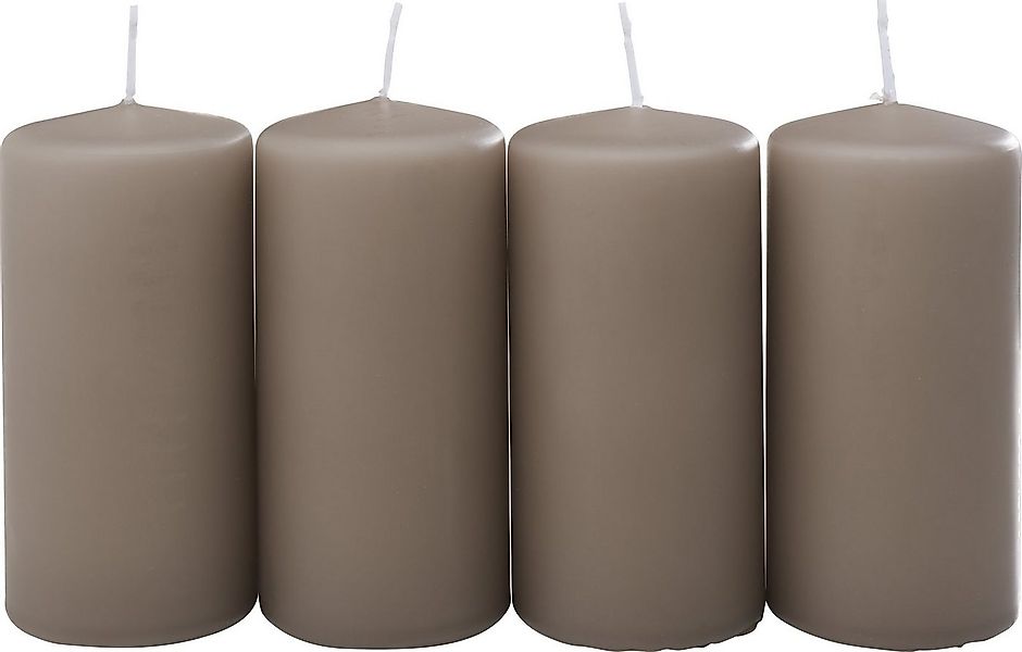 Wenzel Stumpenkerze Stumpenkerze, 4 Stück günstig online kaufen