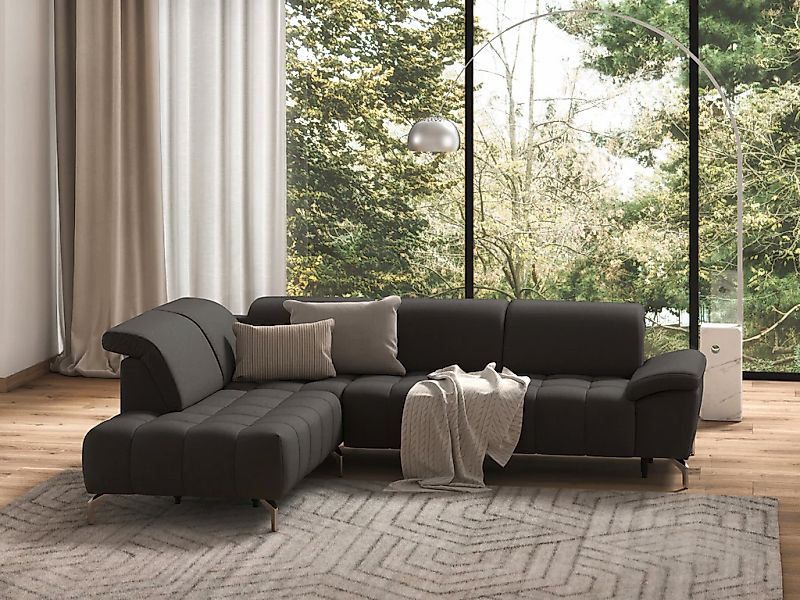 sit&more Ecksofa »Cool L-Form«, wahlweise mit Kopfteilverstellung und Vorzi günstig online kaufen