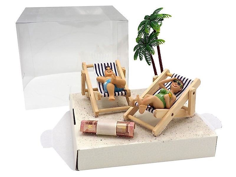 ZauberDeko Geschenkbox Geldgeschenk Verpackung Liegestuhl Urlaub günstig online kaufen