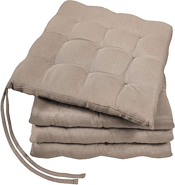 GREEN MARK Textilien Sitzkissen 4er-Set Stuhlkissen 40x40cm, Indoor und Out günstig online kaufen