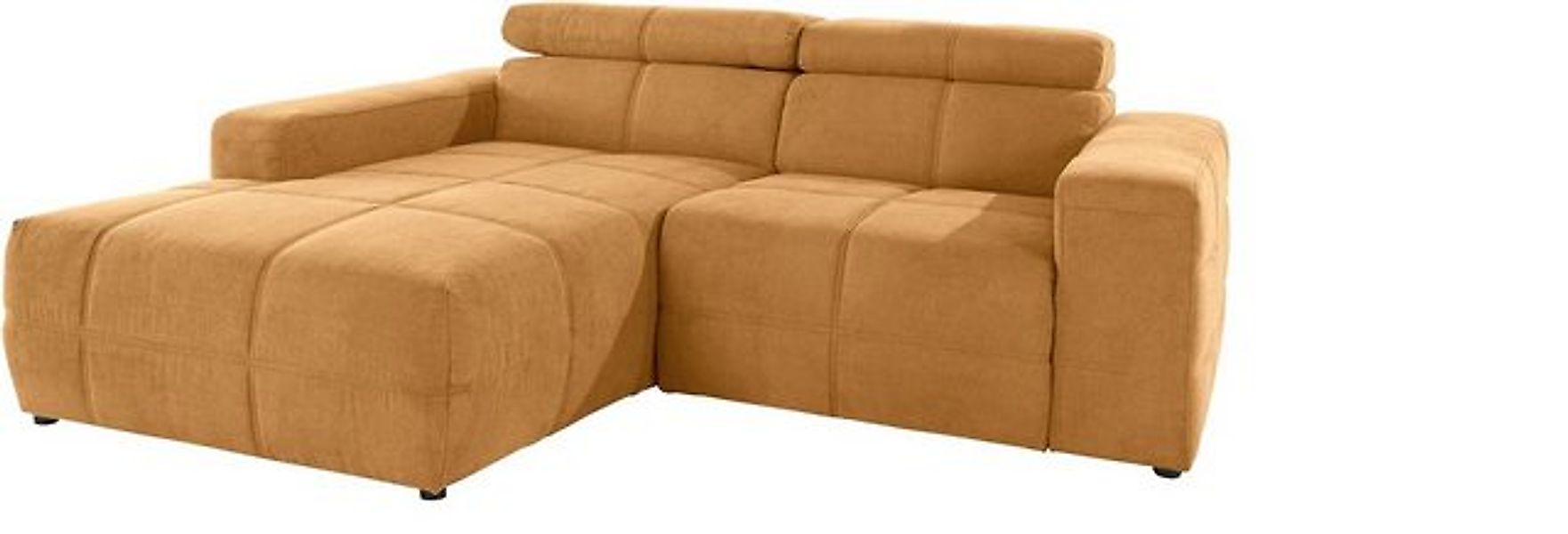 DOMO collection Ecksofa Brandon Sitzbelastung 140 kg, kleine Ausführung B/T günstig online kaufen