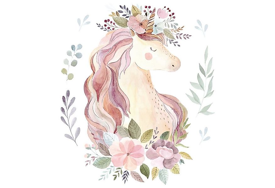 WANDKIND Wandtattoo Magisches Einhorn V251, rückstandslos abziehbar günstig online kaufen