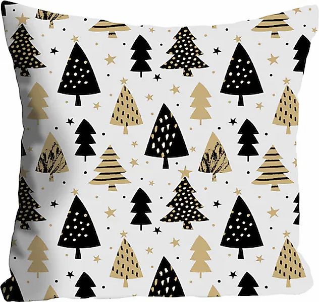queence Dekokissen »Celine«, Kissenhülle,Tannenbäume,Weihnachtsmotiv,Winter günstig online kaufen