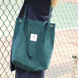 OKWISH Handtasche Kordsamtschultertasche Tote Bag Freizeittasche günstig online kaufen