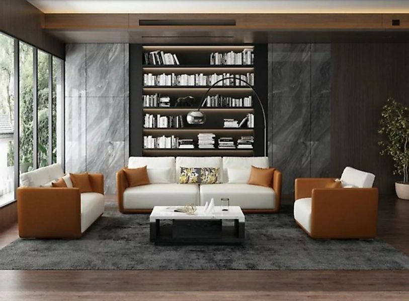 JVmoebel Sofa Luxus Möbel Sofagarnitur Couch Sofa Polster 3 2 1 Couche, Mad günstig online kaufen
