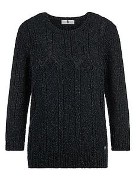Rundhals-Pullover 3/4-Arm Anna Aura blau günstig online kaufen