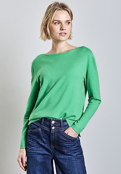STREET ONE Strickpullover, aus Feinstrick günstig online kaufen