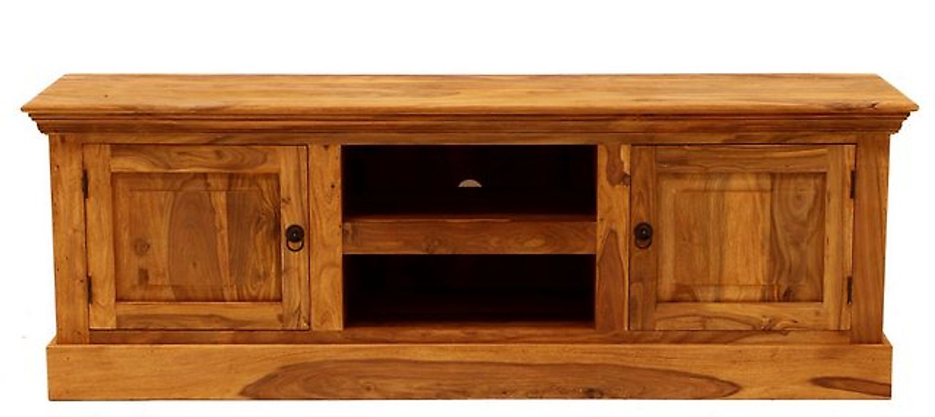 Indischesmoebelhausde TV-Schrank Fernsehtisch Jali 160x55x45 aus indischem günstig online kaufen