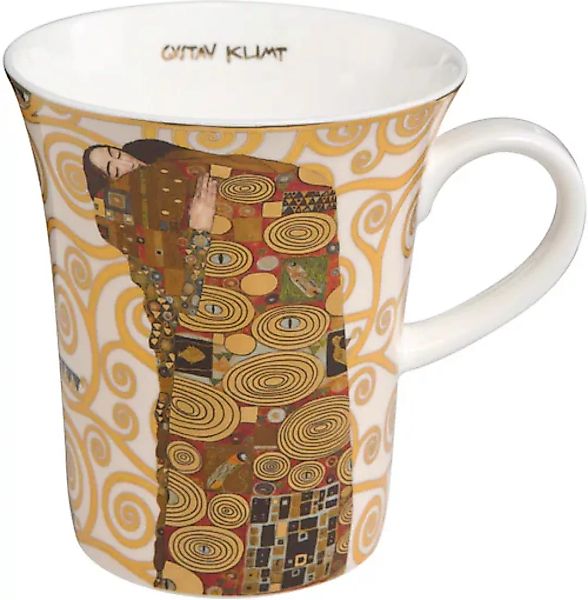 Goebel Künstlertasse Gustav Klimt - Die Erfüllung bunt günstig online kaufen