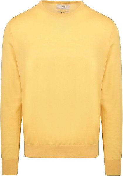 King Essentials The John Pullover Merino Gelb - Größe M günstig online kaufen