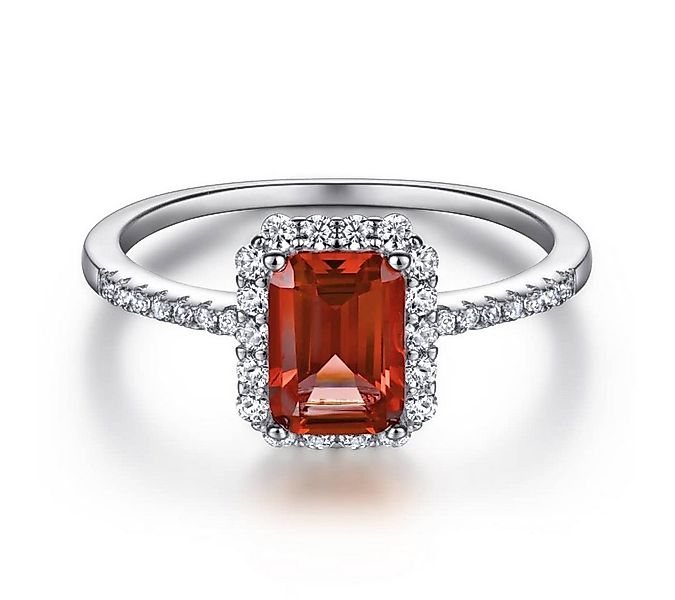Lisandra Scott Silberring Damenring in 925 Sterling Silber mit Rubin rotem günstig online kaufen