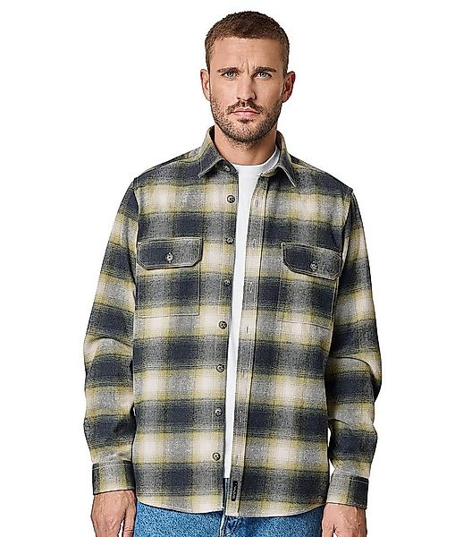 CASAMODA Langarmhemd CASAMODA Hemdjacke kariert günstig online kaufen