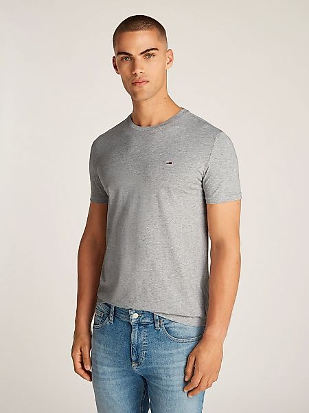 Tommy Jeans "TJM XSLIM JASPE HTR TEE EXT" Mit Rundhalsausschnitt günstig online kaufen
