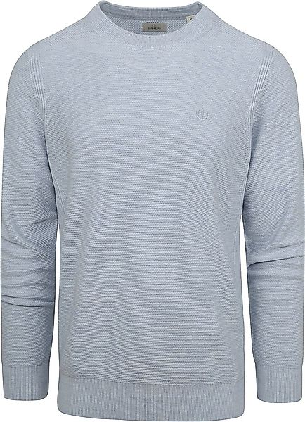 Dstrezzed Pullover Hellblau Melange - Größe XL günstig online kaufen