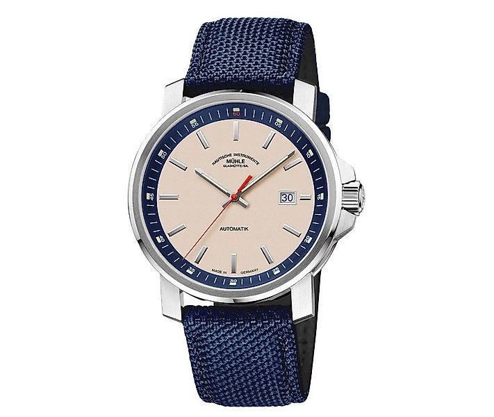 Nautische Instrumente Mühle Glashütte/Sa. Automatikuhr Herrenuhr Mühle Glas günstig online kaufen