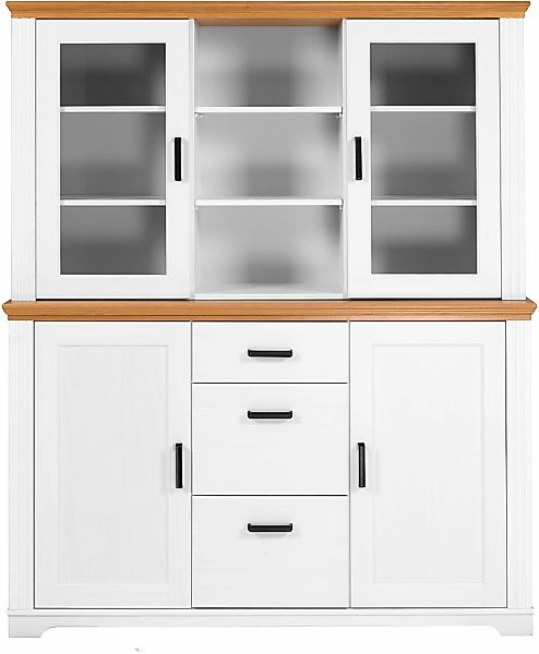 Inter Link Buffet "Buffet Maluno" 1 Stk. tlg. Kiefer Massiv, soft-close, St günstig online kaufen