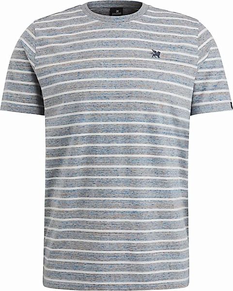 Vanguard T-Shirt Streifen Grau Blau - Größe XL günstig online kaufen