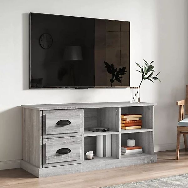Vidaxl Tv-schrank Grau Sonoma 102x35,5x47,5 Cm Holzwerkstoff günstig online kaufen