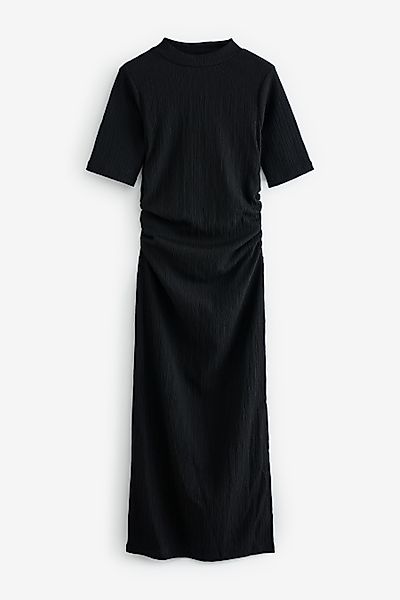 Next Midikleid Hochgeschlossenes Midikleid mit Raffung günstig online kaufen