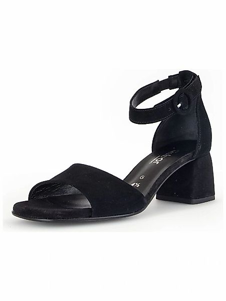 Gabor Comfort Riemchensandale "Gabor Comfort Sandalen Veloursleder" günstig online kaufen