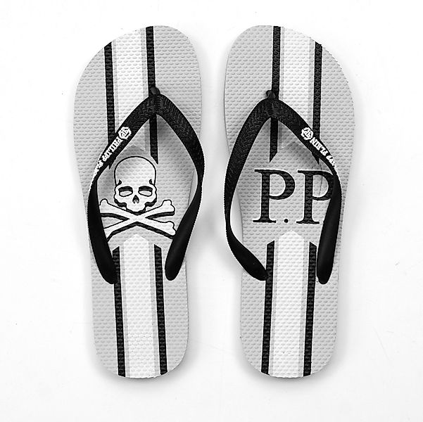 PHILIPP PLEIN IMPS903 Zehentrenner Grau, inklusive günstig online kaufen