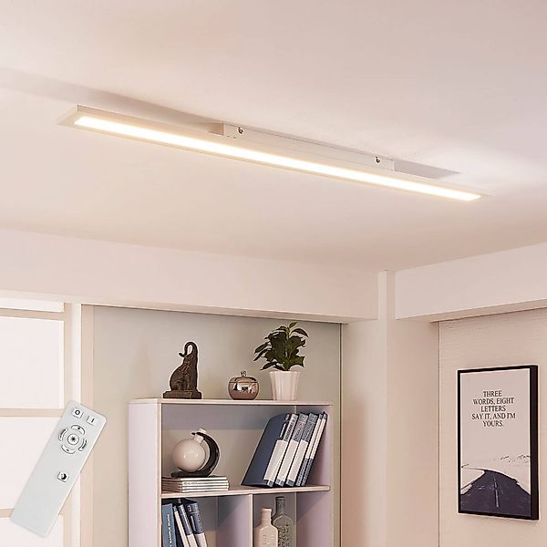 Arcchio LED-Panel Arya, 120 cm, weiß, dimmbar, Aluminium günstig online kaufen