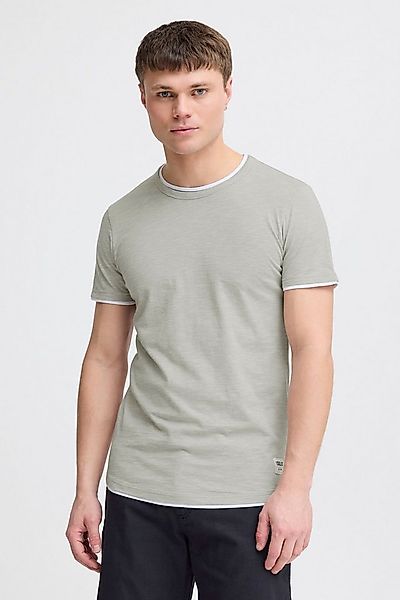 !Solid Rundhalsshirt SDRigos Kurzarmshirt mit farblich abgesetztem Kragen günstig online kaufen