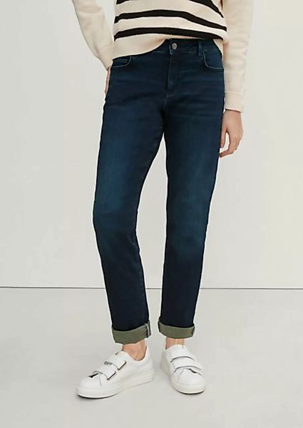 Comma 7/8-Jeans Slim: Straight ankle leg-Jeans Waschung günstig online kaufen