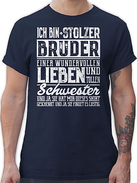 Shirtracer T-Shirt Ich bin stolzer Bruder günstig online kaufen