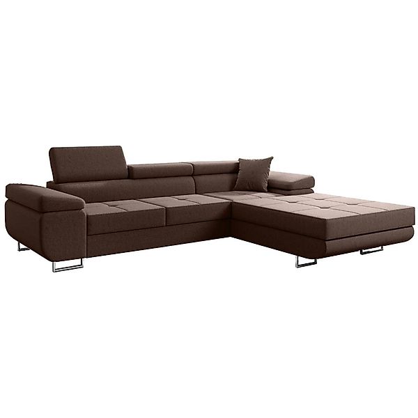 Beautysofa Ecksofa Alons mit Schlaffunktion auf günstig online kaufen