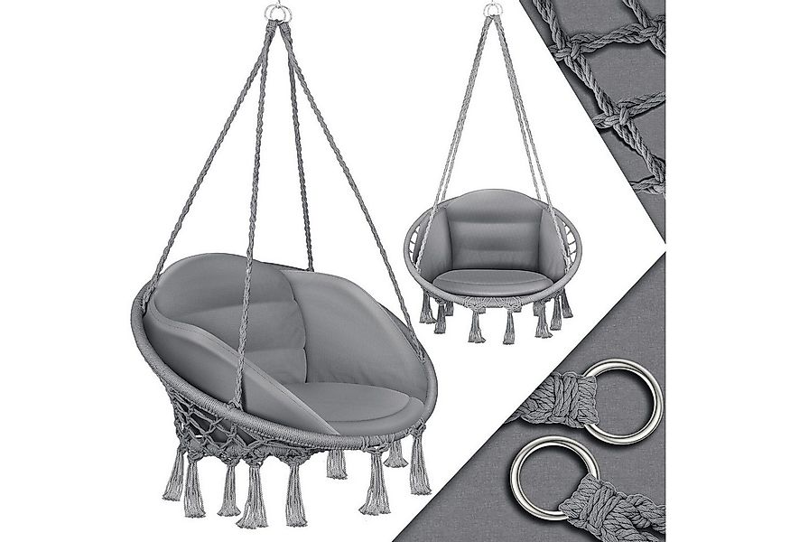 KESSER Hängesessel, Hängesessel mit Kissen Chill Hängestuhl zum Aufhängen günstig online kaufen