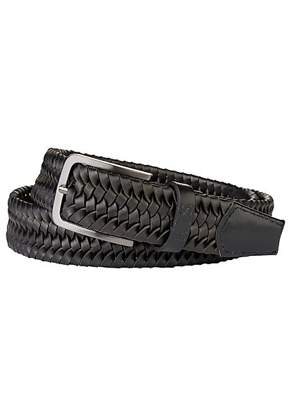 H.I.S Flechtgürtel, aus Leder mit verdecktem Gummizug - bis Gr.125 günstig online kaufen