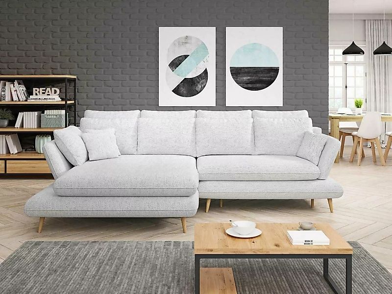 JVmoebel Ecksofa Bettfunktion Schlafsofa Ecksofa Couch Wohnlandschaft L-For günstig online kaufen