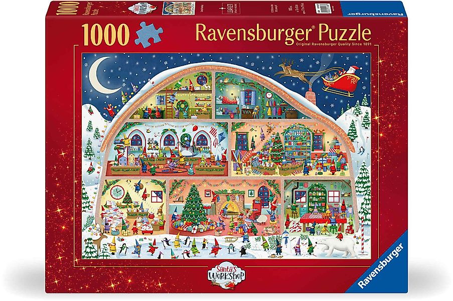 Ravensburger Puzzle 1000 Teile Puzzle Santa's günstig online kaufen
