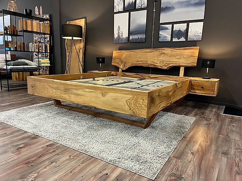 Möbel Specht Massivholzbett Fiete (Eiche massiv geölt, bis 300x220cm Liegef günstig online kaufen