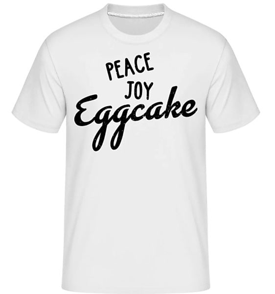 Peace Joy Eggcake · Shirtinator Männer T-Shirt günstig online kaufen