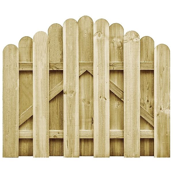 vidaXL Gartentor Gartentor Imprägniertes Kiefernholz 100x75 günstig online kaufen