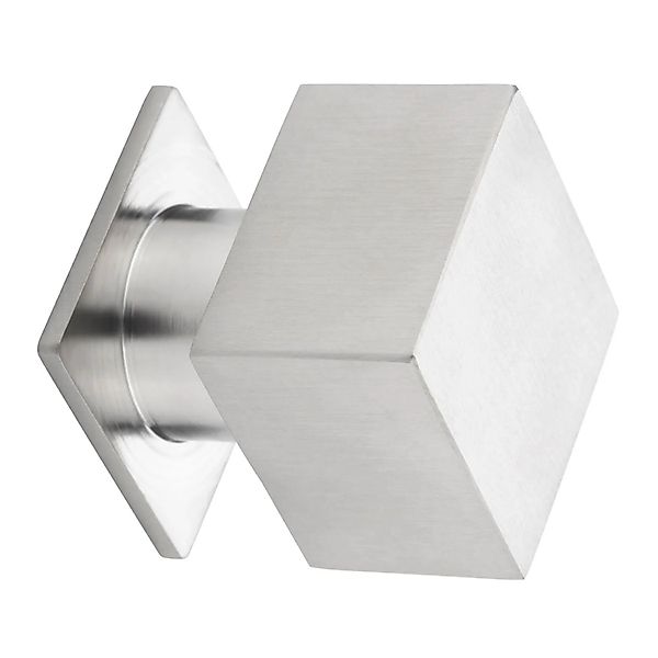 SOTECH Möbelknopf NEWCASTLE 30 x 30 x 35 mm Edelstahl Gebürstet günstig online kaufen