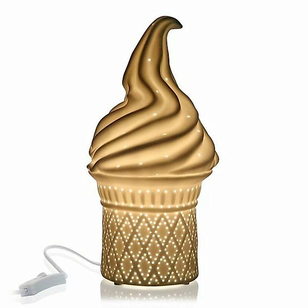 Tischlampe Versa Ice Cream 25w Porzellan (13,7 X 27 X 13,7 Cm) günstig online kaufen