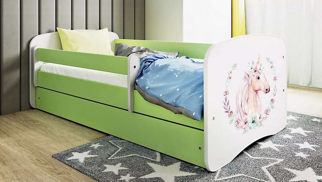 Bjird Kinderbett Babydream 180x80 cm 160x80 cm 140x70 cm (optional mit Matr günstig online kaufen