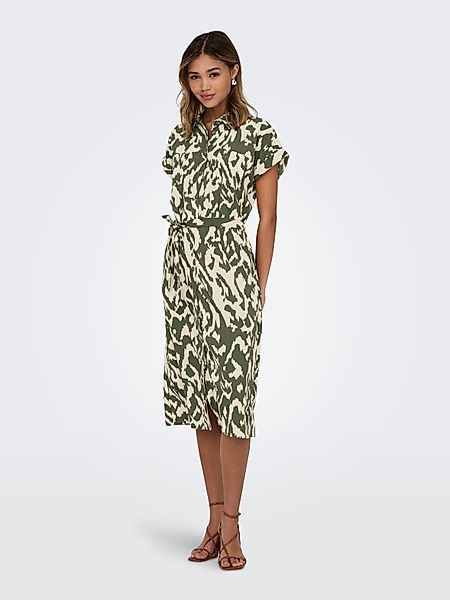 ONLY Hemdblusenkleid "ONLHANNOVER S/S SHIRT DRESS NOOS WVN" Brusttaschen So günstig online kaufen